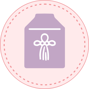 骨壺のアイコン